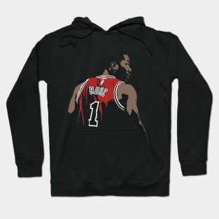 derrick rose shilhoutte Hoodie